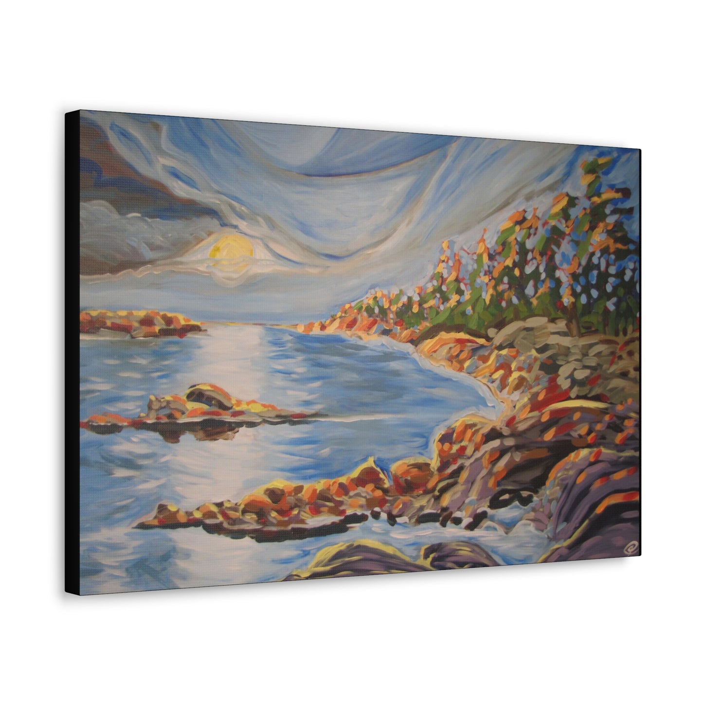 Georgian Bay #7 Canvas Print by Peter Scott Elliott
