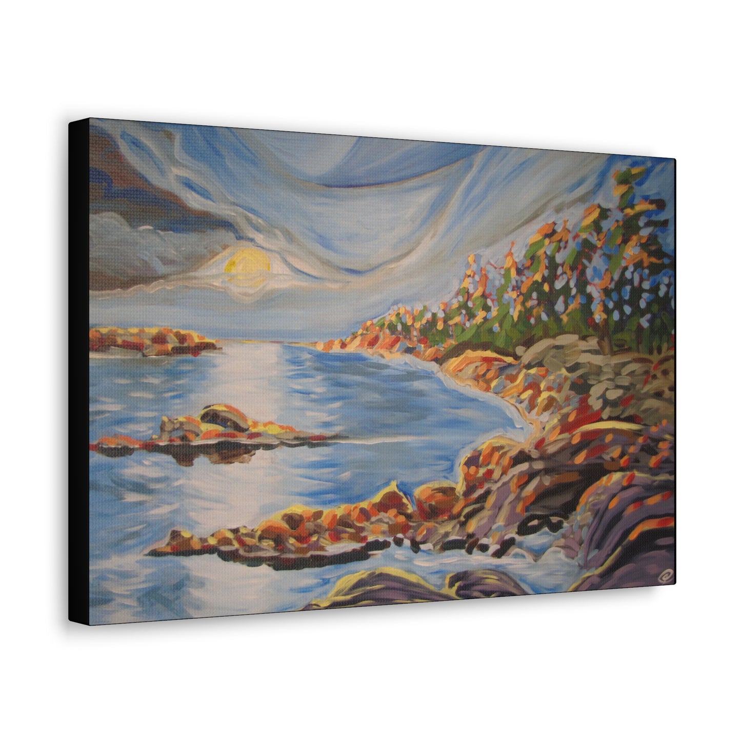 Georgian Bay #7 Canvas Print by Peter Scott Elliott