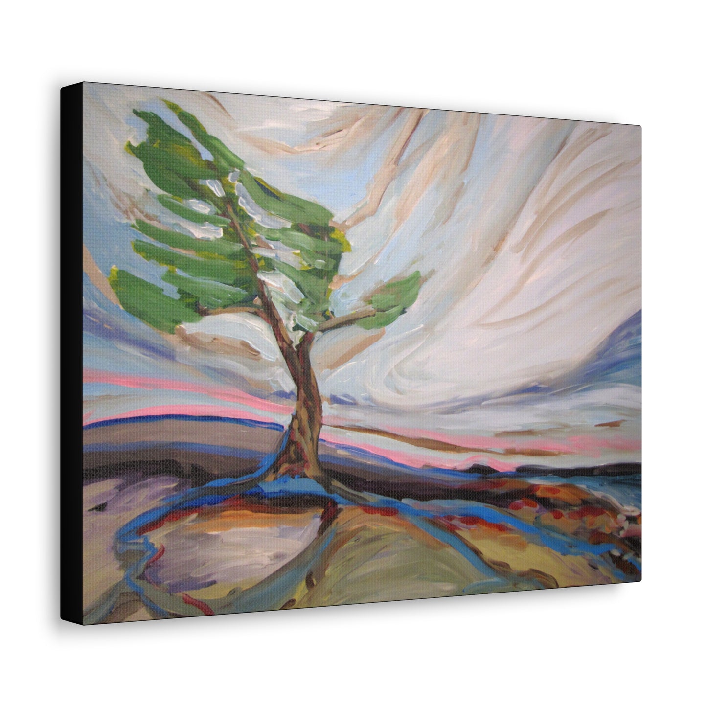 Killbear Tree #4 Canvas Print by Peter Scott Elliott