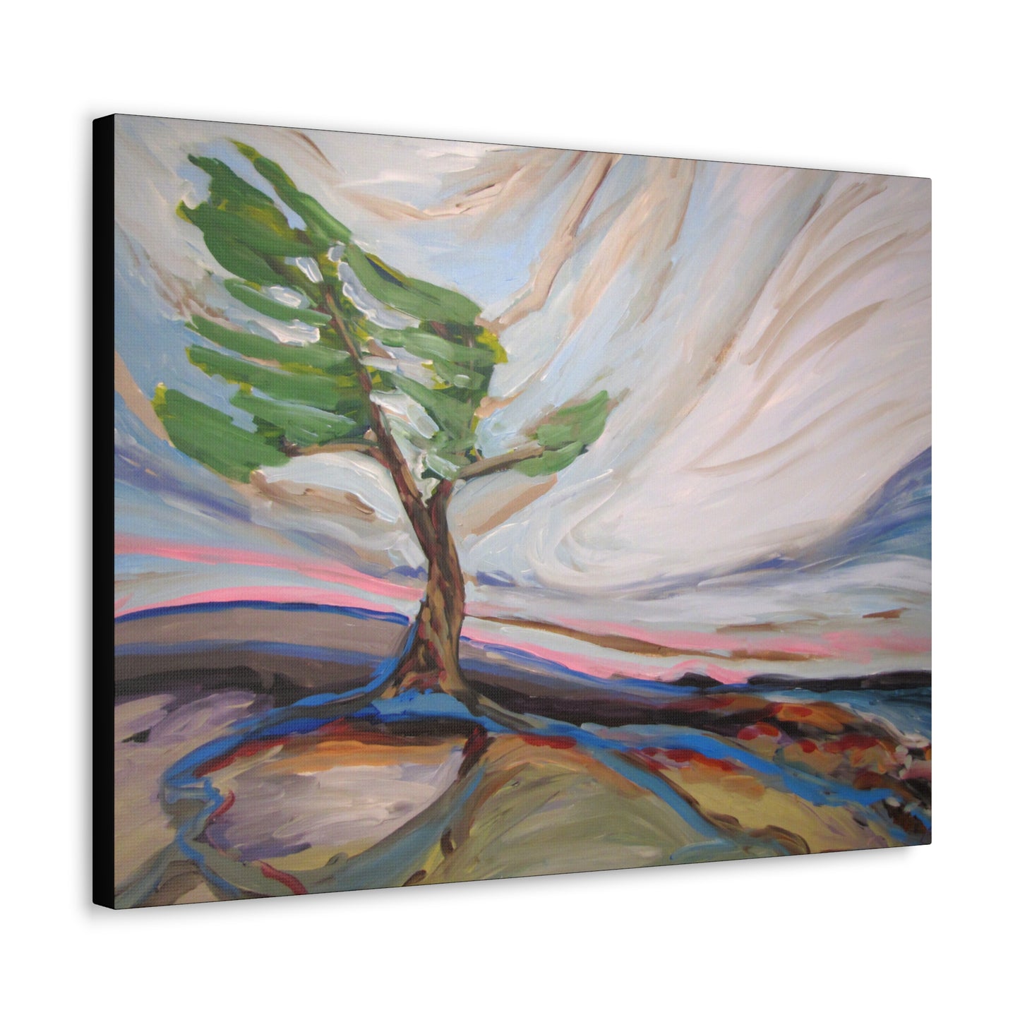 Killbear Tree #4 Canvas Print by Peter Scott Elliott
