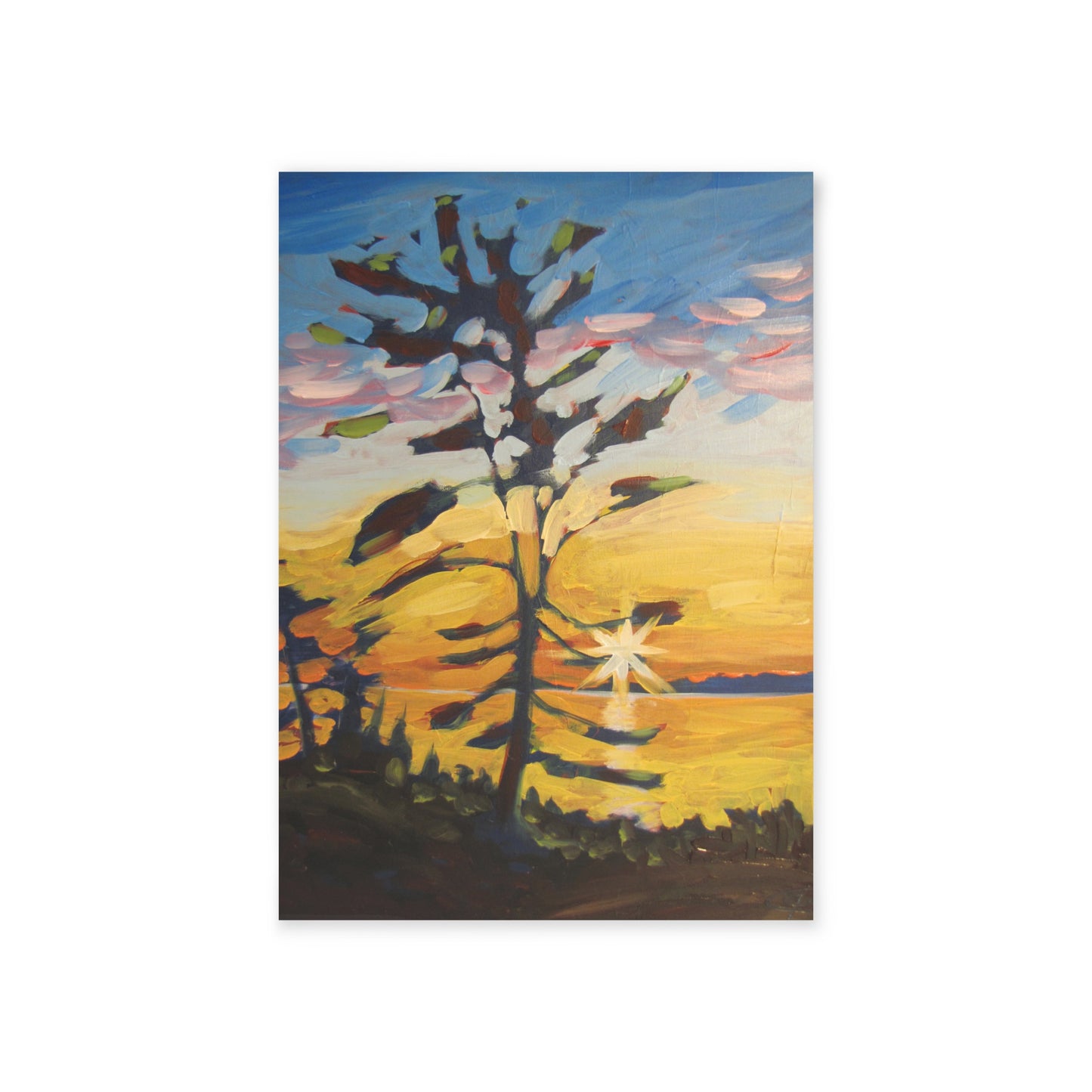Georgian Sunset Gift Card by Peter Scott Elliott