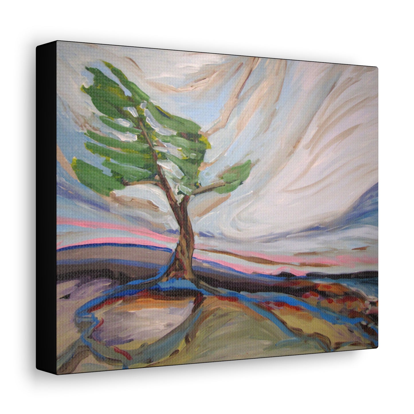 Killbear Tree #4 Canvas Print by Peter Scott Elliott