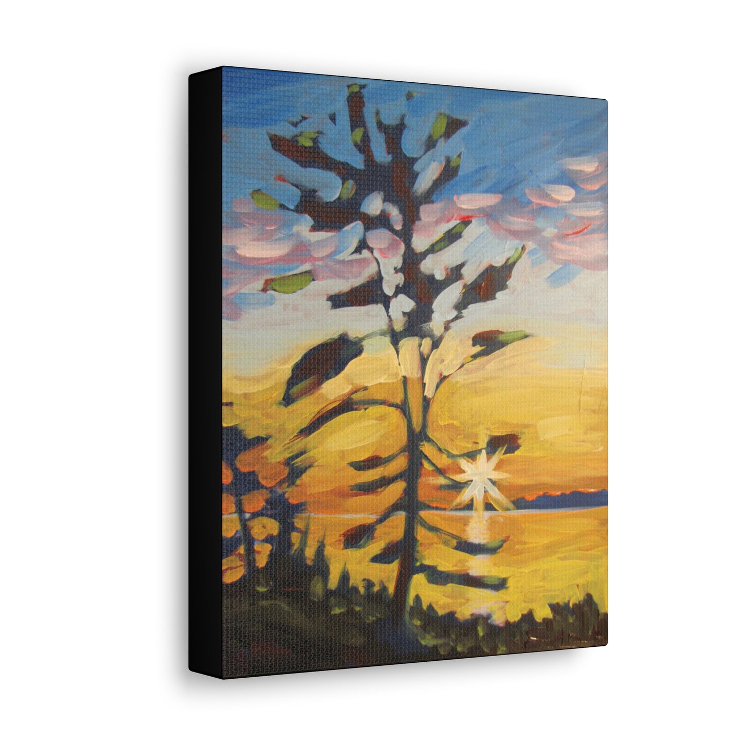 Georgian Sunset Canvas Print by Peter Scott Elliott