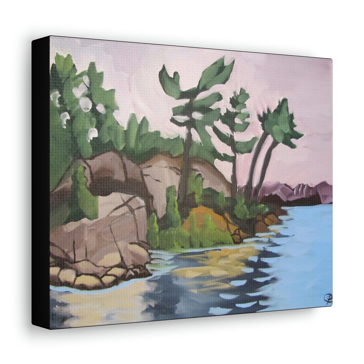 Canadian Shield #6 Canvas Print by Peter Scott Elliott
