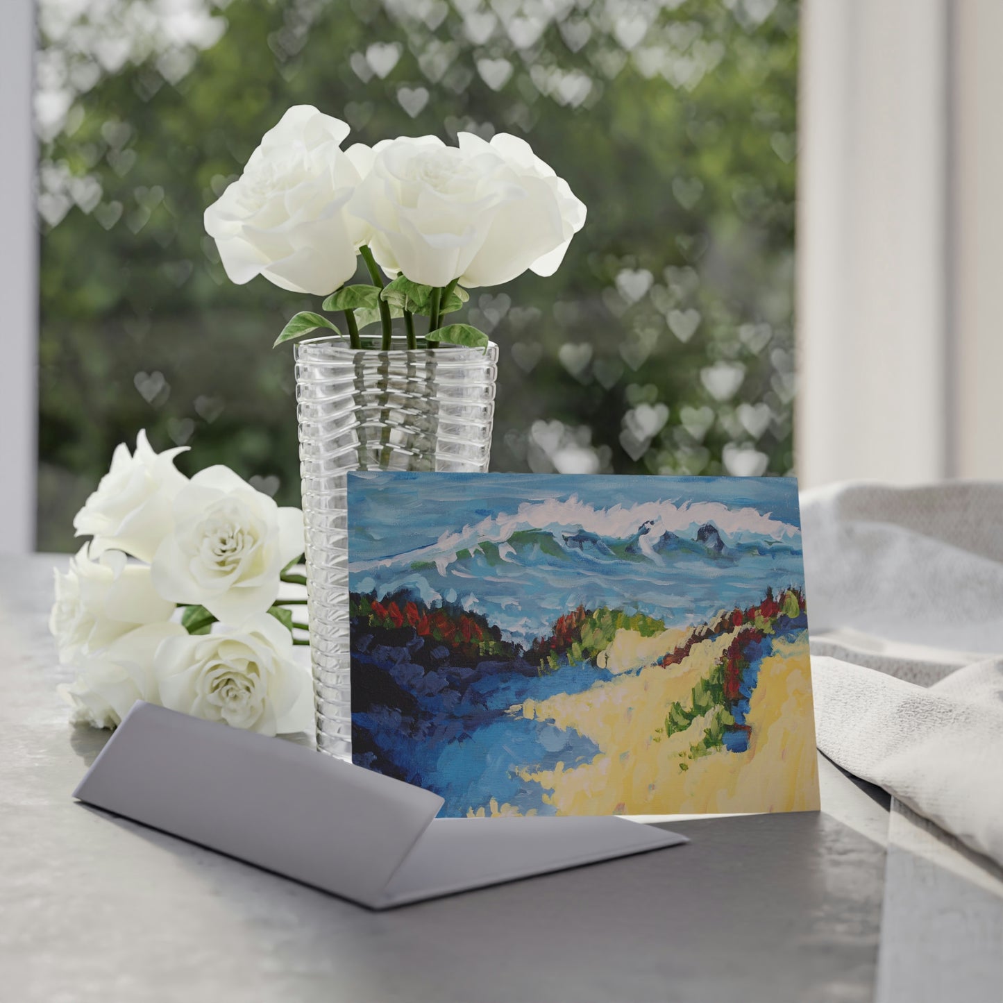 Beach Footsteps Gift Card by Peter Scott Elliott