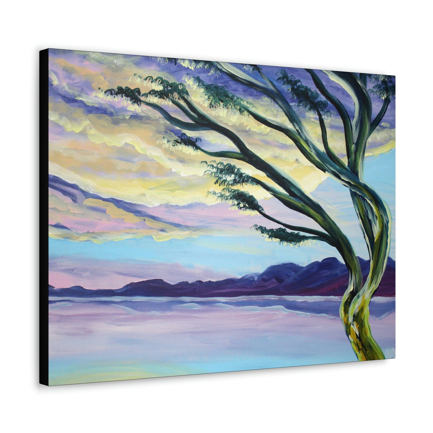 Yellow Tree Canvas Print by Peter Scott Elliott.