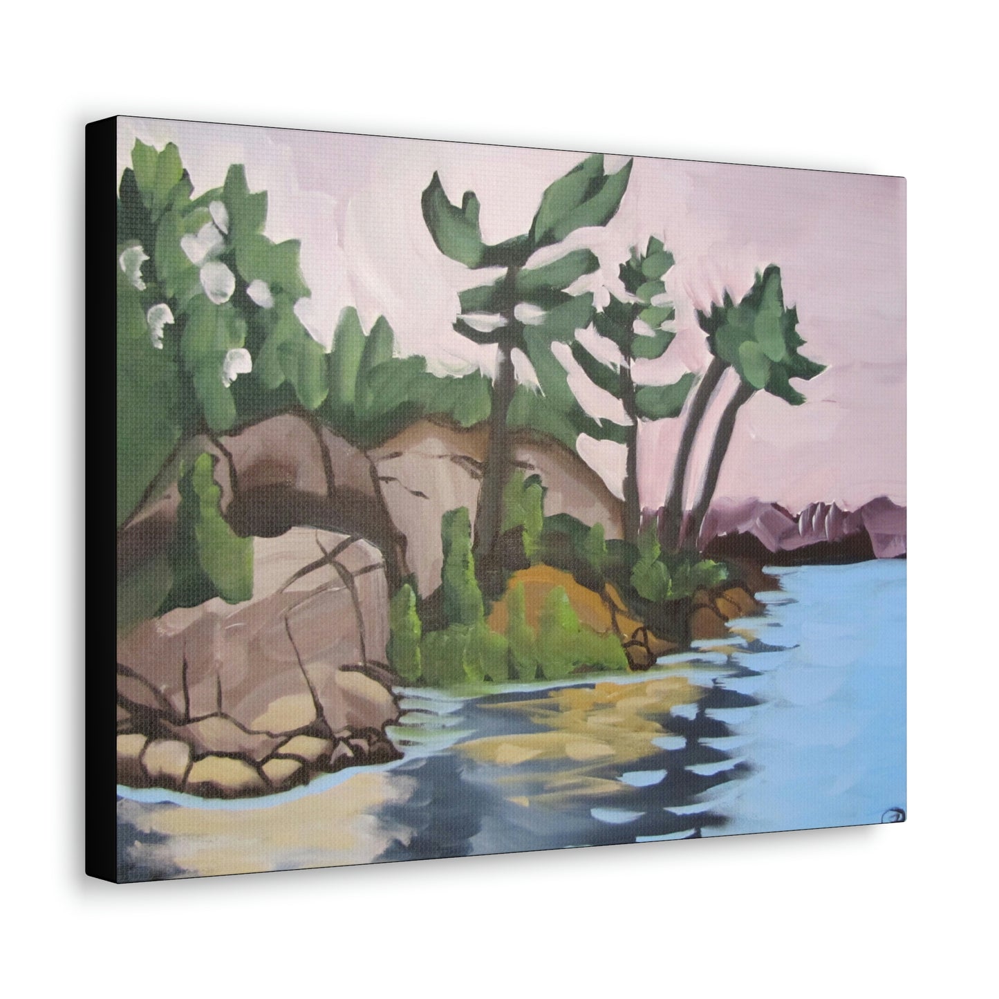 Canadian Shield #6 Canvas Print by Peter Scott Elliott