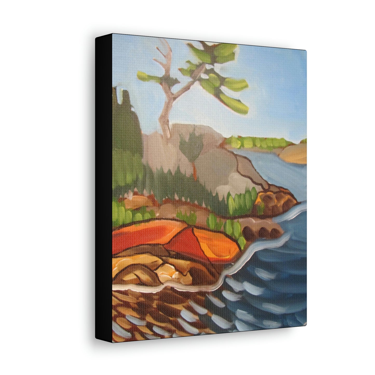 Canadian Shield #7 Canvas Print by Peter Scott Elliott