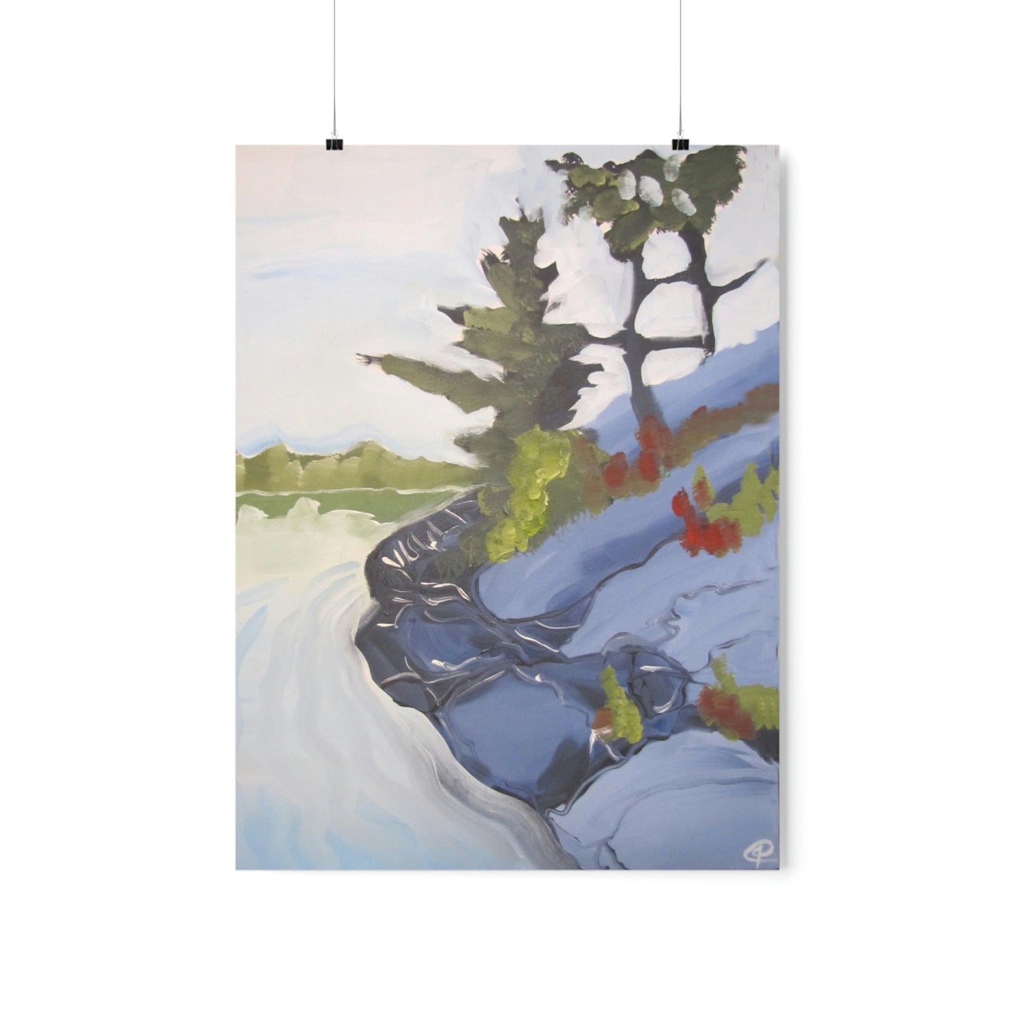 Canadian Shield #4 Poster by Peter Scott Elliott